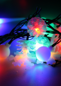 НГ Светодиод.гирлянда 30светодиод,новогодние игрушки, 4,4м, 8 режимов mix2