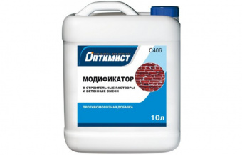 ОПТИМИСТ Антиморозная добавка С406 10л — лакокрасочный материал, Азбука Красок