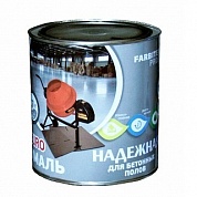 "Farbitex" эмаль для бетонных полов алкидно-уретановая красно-коричневый 2,7 кг