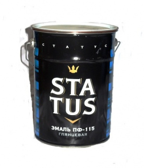 "STATUS" Желтая ПФ-115 5.5кг — лакокрасочный материал, Азбука Красок