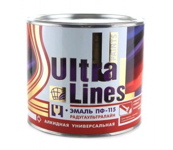 "Ultra Lines" Лимонная ПФ-115 0,8 кг. — лакокрасочный материал, Азбука Красок