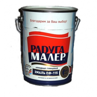 "Радуга" ПФ-115 серая 6 кг — лакокрасочный материал, Азбука Красок