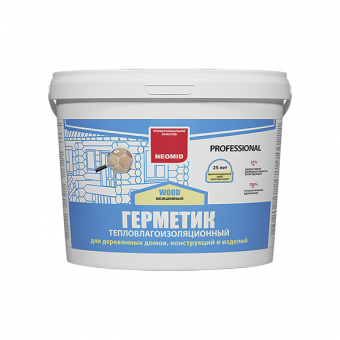 Герметик строительный "NEOMID professional" (3 кг.) ведро (СОСНА) — лакокрасочный материал, Азбука Красок