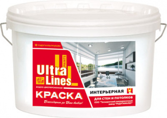 "Ultra Lines" Краска интерьерная 13 кг   — лакокрасочный материал, Азбука Красок
