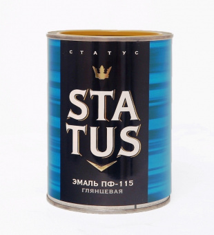 "STATUS" Оранжевая ПФ-115 0,8кг — лакокрасочный материал, Азбука Красок
