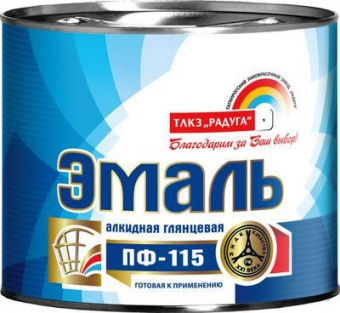 "Радуга" ПФ-115 желтая 2,7 кг — лакокрасочный материал, Азбука Красок