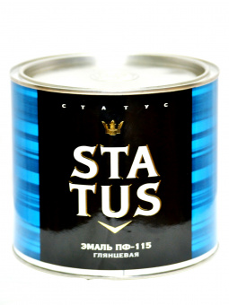 "STATUS" Черная ПФ-115 1,8кг — лакокрасочный материал, Азбука Красок