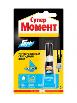 Клей момент супер гель 3г (12) 622917 — лакокрасочный материал, Азбука Красок