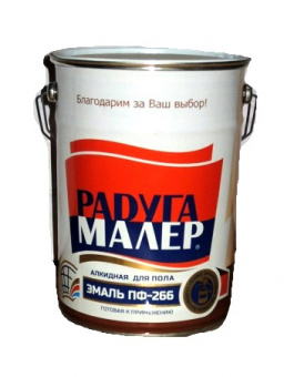 "Радуга" ПФ-266 светлый орех 6 кг — лакокрасочный материал, Азбука Красок