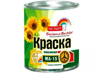 "Радуга" МА-15 желто-коричневая 3,2 кг — лакокрасочный материал, Азбука Красок