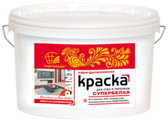 "Радуга" Краска для стен и потолков 3кг     — лакокрасочный материал, Азбука Красок